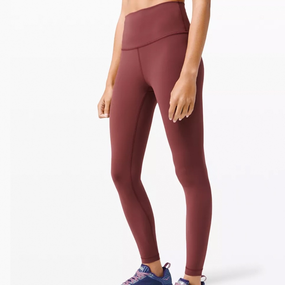 lululemon athletica High-Rise Full-Length Leggings in Deep Mauve